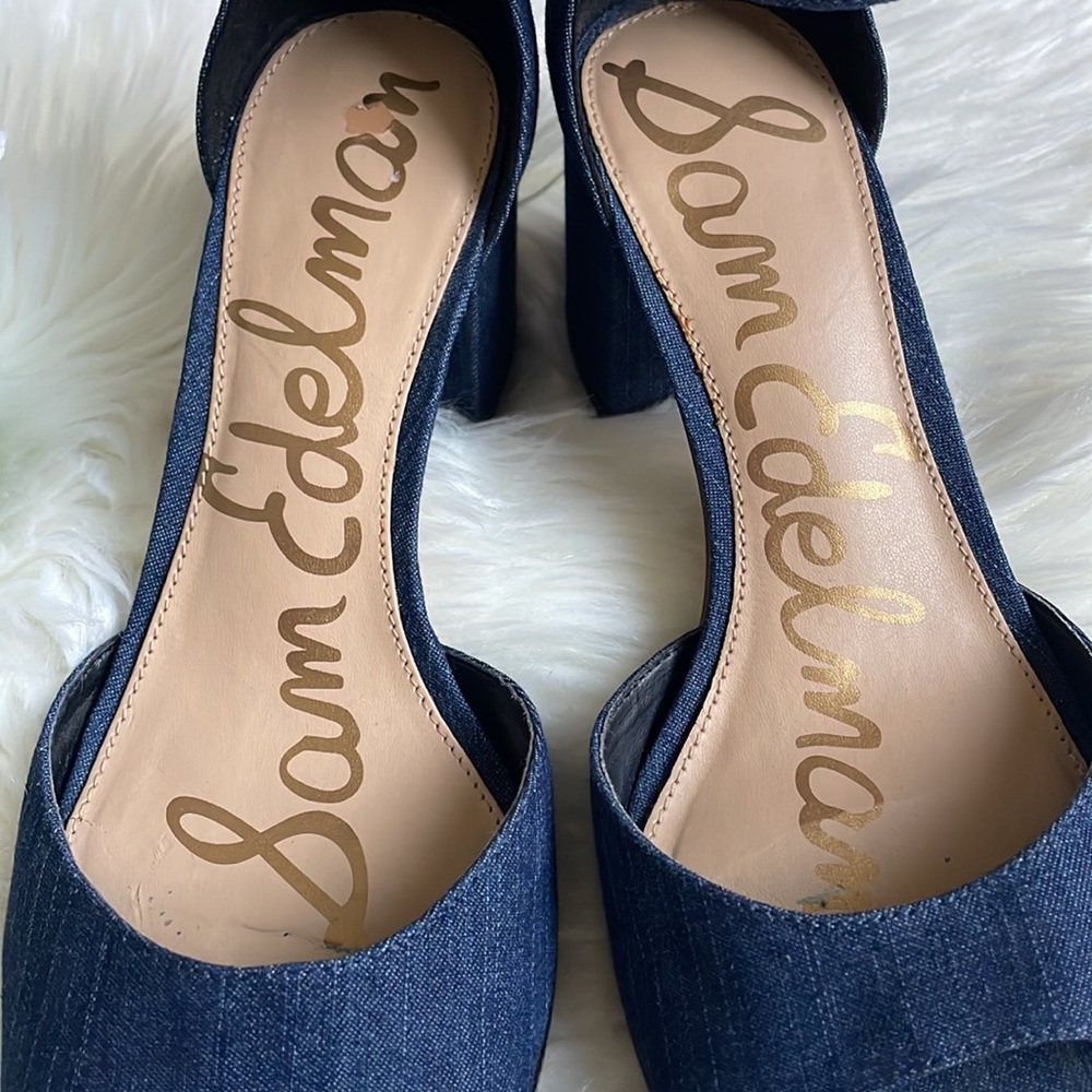 Sam Edelman Susie denim sandal - Picture 7 of 14